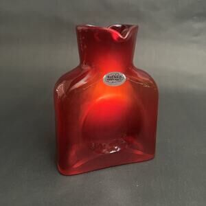 Blenko Red Sweet Heart Bottle- 384- Limited Edition-Valentine’s Day Release-2ND